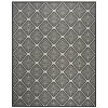 Safavieh Linden  Light Grey / Charcoal LND132 9 ft. X 12 ft. Rectangle Rug