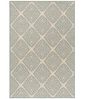 Safavieh Linden  Cream / Aqua LND132 4 ft. X 6 ft. Rectangle Rug