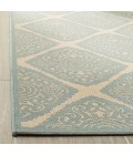 Safavieh Linden  Cream / Aqua LND132 9 ft. X 12 ft. Rectangle Rug