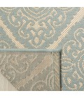 Safavieh Linden  Cream / Aqua LND132 9 ft. X 12 ft. Rectangle Rug