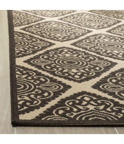 Safavieh Linden  Creme / Brown LND132 9 ft. X 12 ft. Rectangle Rug