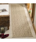 Safavieh Linden  Cream / Beige LND134 2 ft. 2 in. X 12 ft. Runner Rug