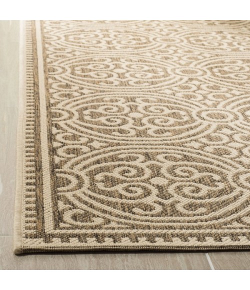 Safavieh Linden  Cream / Beige LND134 2 ft. 2 in. X 12 ft. Runner Rug