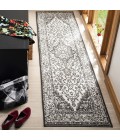 Safavieh Linden  Light Grey / Charcoal LND137 2 ft. 2 in. X 10 ft. Runner Rug