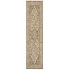 Safavieh Linden  Cream / Beige LND137 2 ft. 2 in. X 10 ft. Runner Rug