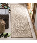 Safavieh Linden  Cream / Beige LND137 2 ft. 2 in. X 12 ft. Runner Rug