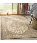 Safavieh Linden  Cream / Beige LND137 6 ft. 7 in. X 9 ft. 2 in. Rectangle Rug