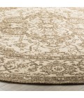 Safavieh Linden  Cream / Beige LND137 8 ft. X 8 ft. Round Rug