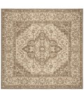 Safavieh Linden  Cream / Beige LND137 4 ft. X 4 ft. Square Rug