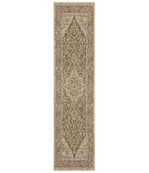 Safavieh Linden  Beige / Cream LND137 2 ft. 2 in. X 10 ft. Runner Rug