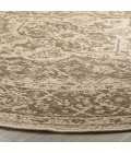 Safavieh Linden  Beige / Cream LND137 8 ft. X 8 ft. Round Rug