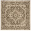 Safavieh Linden  Beige / Cream LND137 6 ft. 7 in. X 6 ft. 7 in. Square Rug