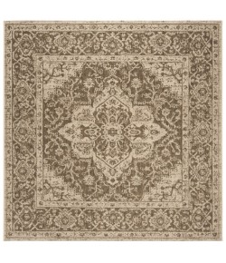 Safavieh Linden  Beige / Cream LND137 6 ft. 7 in. X 6 ft. 7 in. Square Rug