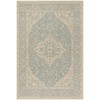 Safavieh Linden  Aqua / Cream LND137 4 ft. X 6 ft. Rectangle Rug