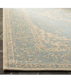 Safavieh Linden  Aqua / Cream LND137 2 ft. 2 in. X 8 ft. Runner Rug