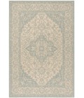 Safavieh Linden  Cream / Aqua LND137 5 ft. 3 in. X 7 ft. 6 in. Rectangle Rug