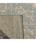 Safavieh Linden  Cream / Aqua LND137 8 ft. X 10 ft. Rectangle Rug