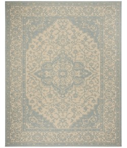 Safavieh Linden  Cream / Aqua LND137 8 ft. X 10 ft. Rectangle Rug