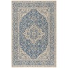 Safavieh Linden  Blue / Creme LND137 4 ft. X 6 ft. Rectangle Rug