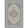 Safavieh Linden  Cream / Blue LND137 5 ft. 3 in. X 7 ft. 6 in. Rectangle Rug