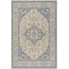 Safavieh Linden  Cream / Blue LND137 4 ft. X 6 ft. Rectangle Rug