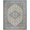 Safavieh Linden  Cream / Blue LND137 8 ft. X 10 ft. Rectangle Rug
