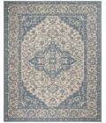 Safavieh Linden  Cream / Blue LND137 9 ft. X 12 ft. Rectangle Rug