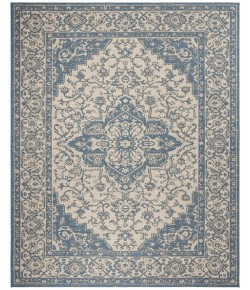Safavieh Linden  Cream / Blue LND137 9 ft. X 12 ft. Rectangle Rug
