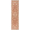 Safavieh Linden  Rust / Creme LND137 2 ft. 2 in. X 10 ft. Runner Rug