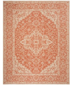 Safavieh Linden  Rust / Creme LND137 8 ft. X 10 ft. Rectangle Rug