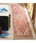 Safavieh Linden  Red / Creme LND137 2 ft. 2 in. X 6 ft. Runner Rug