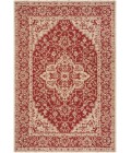 Safavieh Linden  Red / Creme LND137 6 ft. 7 in. X 9 ft. 2 in. Rectangle Rug