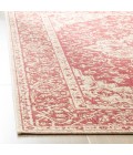Safavieh Linden  Red / Creme LND137 8 ft. X 8 ft. Round Rug