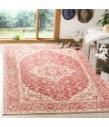 Safavieh Linden  Red / Creme LND137 8 ft. X 10 ft. Rectangle Rug