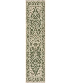 Safavieh Linden  Green / Creme LND137 2 ft. 2 in. X 10 ft. Runner Rug
