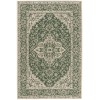 Safavieh Linden  Green / Creme LND137 6 ft. 7 in. X 9 ft. 2 in. Rectangle Rug