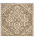 Safavieh Linden  Cream / Beige LND138 8 ft. X 8 ft. Square Rug