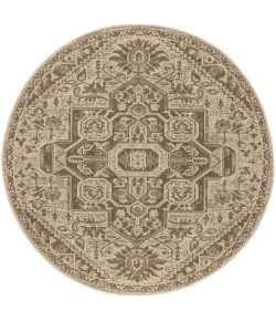 Safavieh Linden  Beige / Cream LND138 6 ft. 7 in. X 6 ft. 7 in. Round Rug
