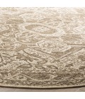 Safavieh Linden  Beige / Cream LND138 6 ft. 7 in. X 6 ft. 7 in. Round Rug
