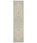 Safavieh Linden  Aqua / Cream LND138 2 ft. 2 in. X 8 ft. Runner Rug
