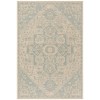 Safavieh Linden  Aqua / Cream LND138 4 ft. X 6 ft. Rectangle Rug