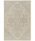 Safavieh Linden  Aqua / Cream LND138 4 ft. X 6 ft. Rectangle Rug