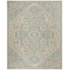 Safavieh Linden  Aqua / Cream LND138 8 ft. X 10 ft. Rectangle Rug