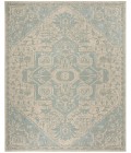 Safavieh Linden  Aqua / Cream LND138 8 ft. X 10 ft. Rectangle Rug
