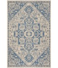 Safavieh Linden  Blue / Creme LND138 4 ft. X 6 ft. Rectangle Rug