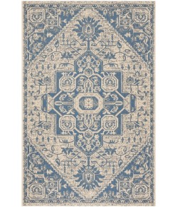 Safavieh Linden  Blue / Creme LND138 4 ft. X 6 ft. Rectangle Rug
