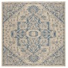 Safavieh Linden  Blue / Creme LND138 6 ft. 7 in. X 6 ft. 7 in. Square Rug