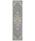 Safavieh Linden  Cream / Blue LND138 2 ft. 2 in. X 8 ft. Runner Rug