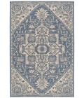 Safavieh Linden  Cream / Blue LND138 5 ft. 3 in. X 7 ft. 6 in. Rectangle Rug