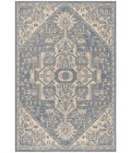 Safavieh Linden  Cream / Blue LND138 4 ft. X 6 ft. Rectangle Rug